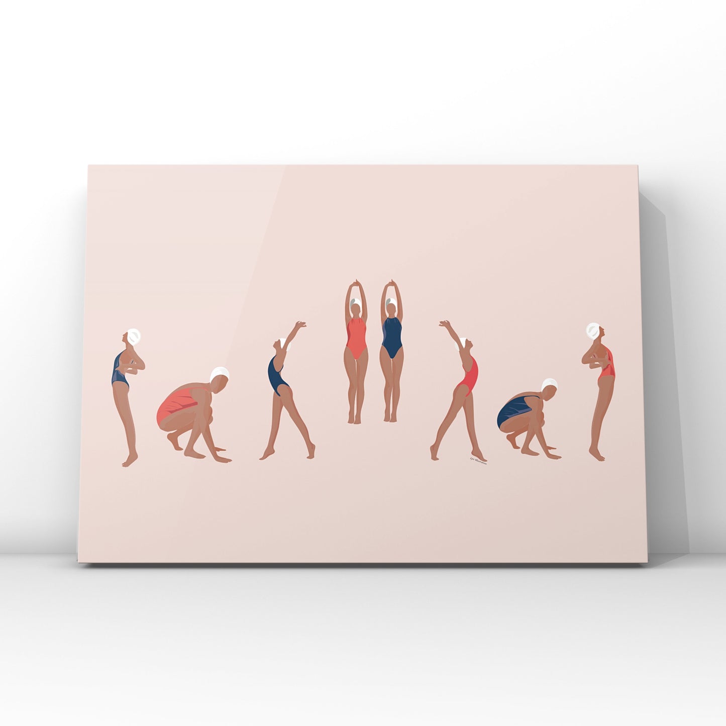 Les baigneuses pattern