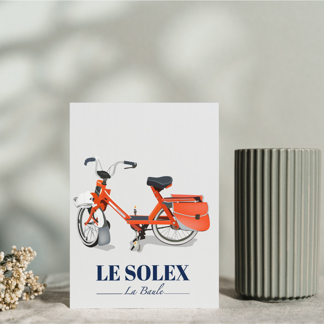Carte postale Le Solex