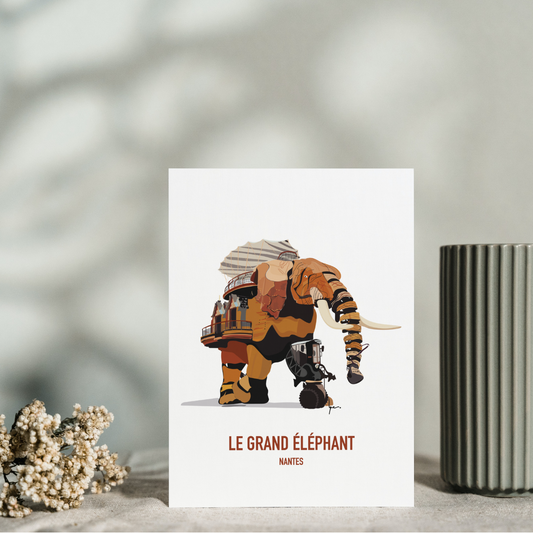 Carte Postale L'éléphant