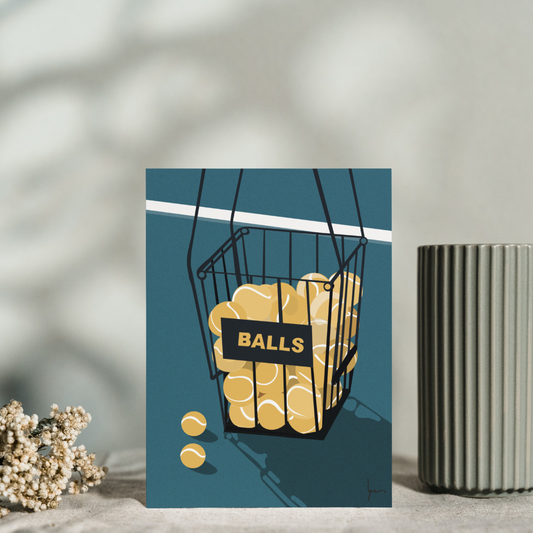 Carte postale Balls