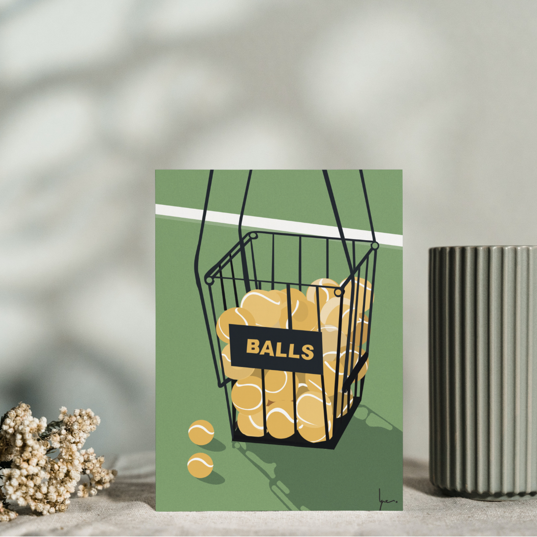 Carte postale Balls